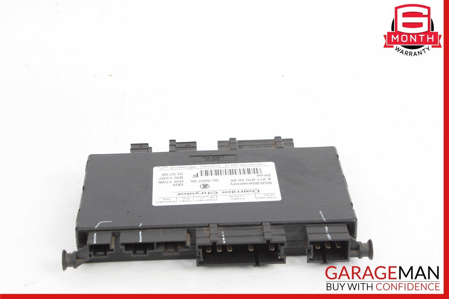 03-12 Mercedes GL550 GL350 SLK350 E350 Front Left Side Seat Control Module Unit