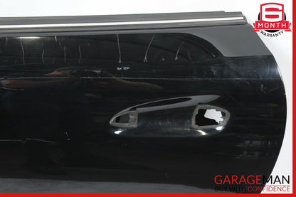 12-20 Mercedes R172 SLK350 Front Left Side Exterior Door Shell Panel Black OEM