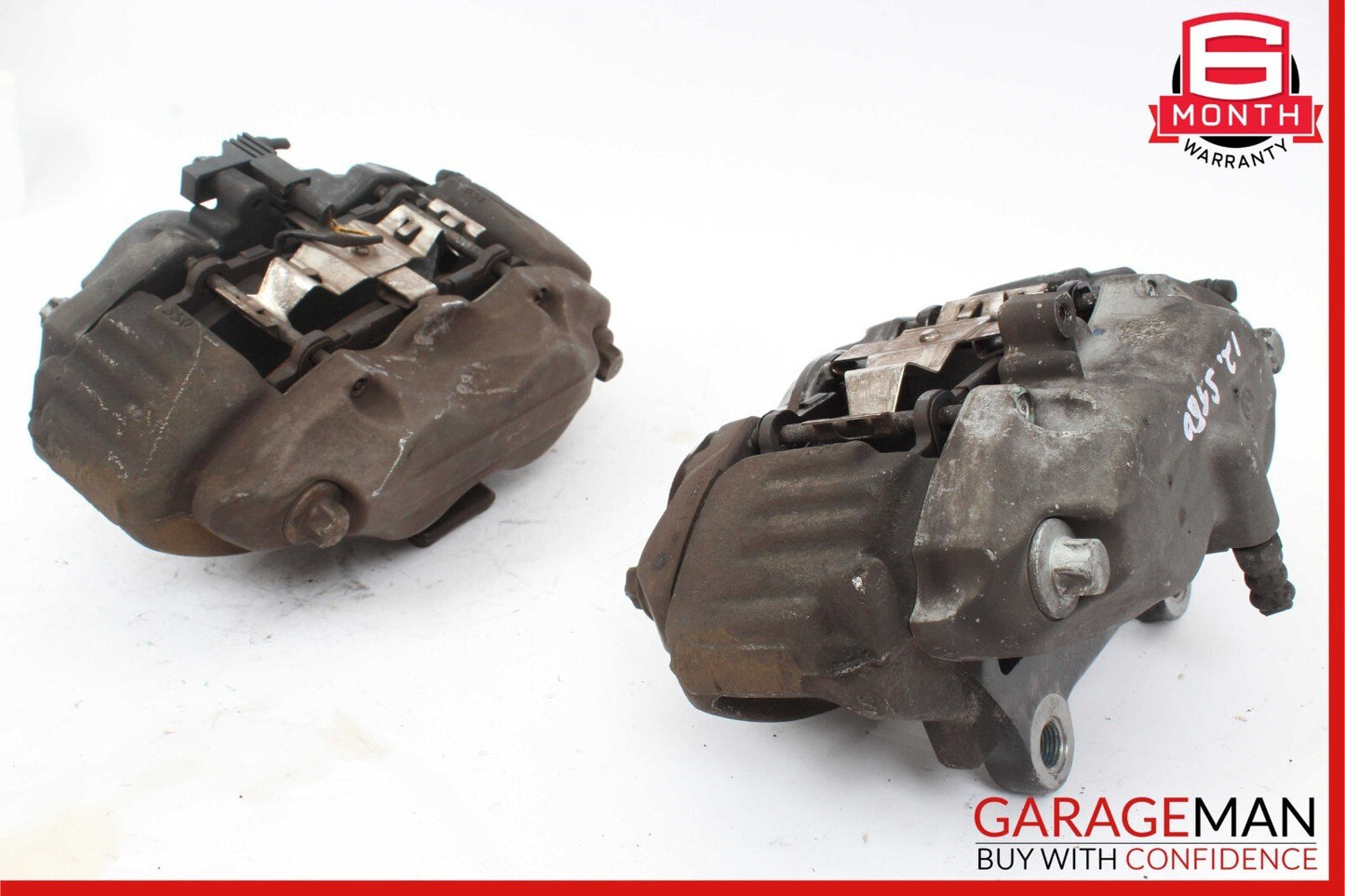 07-09 Mercedes W221 S550 CL550 Front Right & Left Brake Caliper Calipers Set RWD