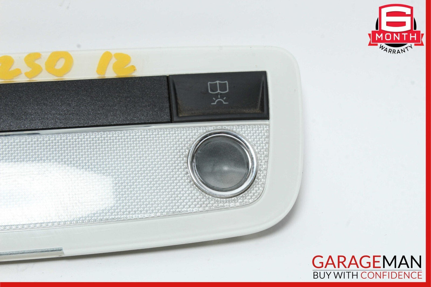 08-21 Mercedes C250 C350 GLK350 Rear Overhead Dome Light Reading Map Gray