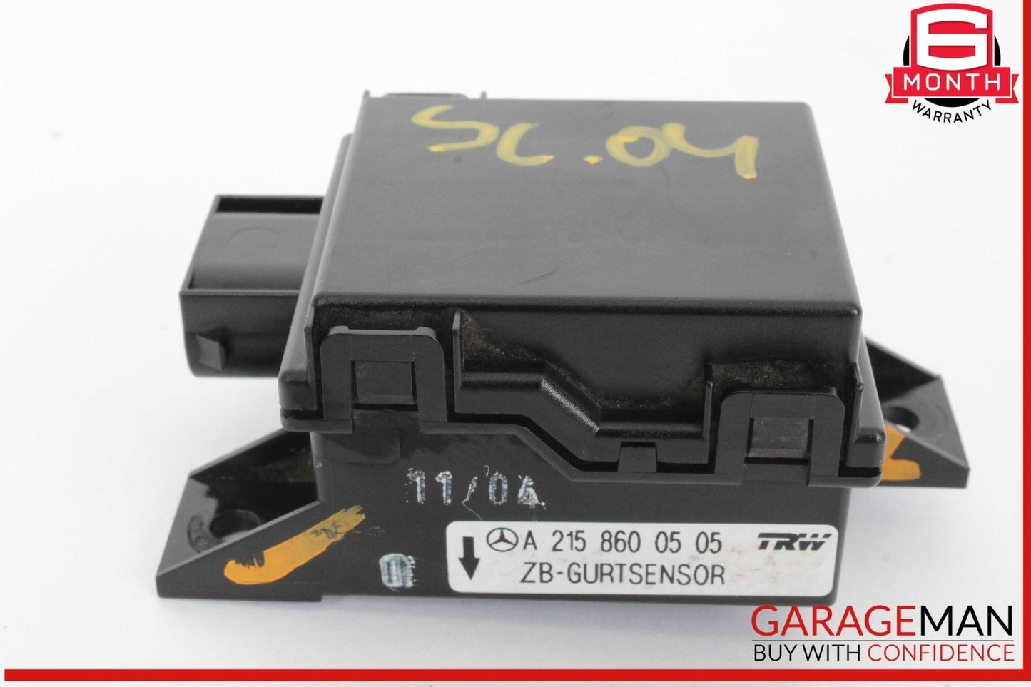 00-13 Mercedes R230 SL500 Seat Belt Seatbelt Tension Sensor 2158600505 OEM