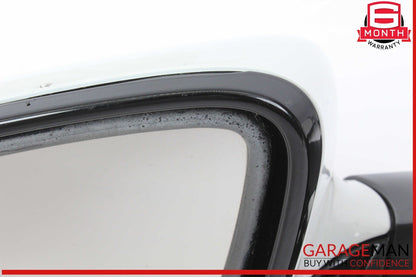 12-18 BMW 640i 650i Front Left Driver Side Door Rear View Mirror White OEM