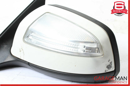 08-09 Mercedes W204 C350 C63 AMG Front Left Side Mirror Rear View Door White OEM