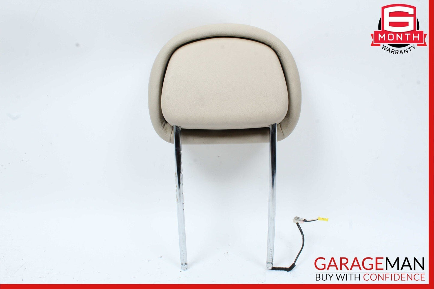 07-09 Mercedes W211 E350 E63 Front Left / Right Seat Headrest Head Rest Beige