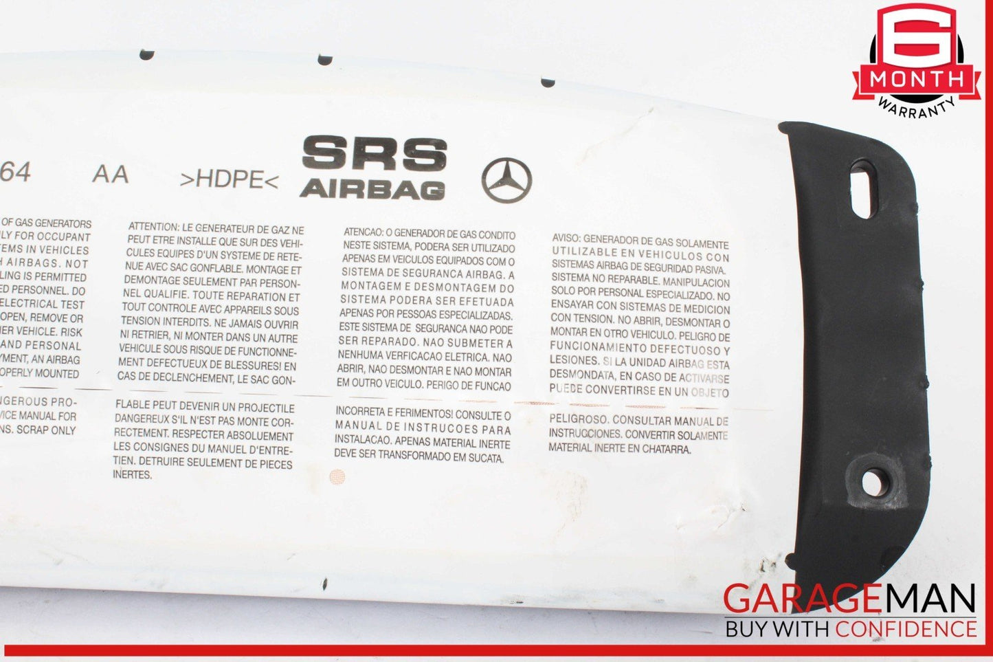 10-17 Mercedes W207 E550 Dashboard Right Passenger Side Airbag Air Bag OEM