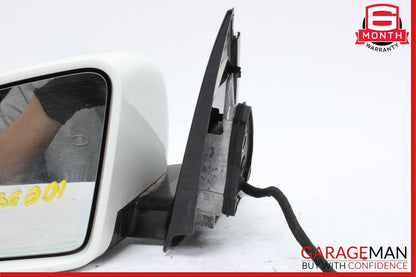 10-13 Mercedes W212 E350 E550 Left Driver Side Rear View Door Mirror White OEM