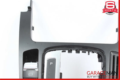 09-16 Audi A4 A5 Front Center Console Shift Trim Shifter Bezel Cover Assembly