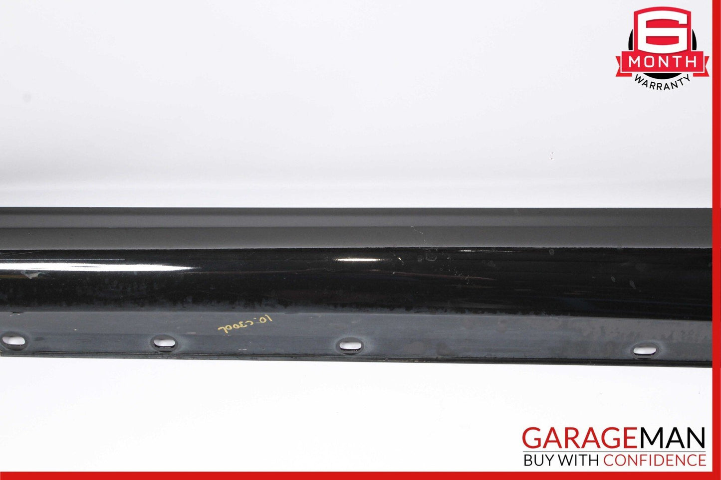 08-14 Mercedes W204 C250 C300 Exterior Door Trim Moulding Rear Left Black OEM