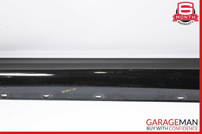08-14 Mercedes W204 C250 C300 Exterior Door Trim Moulding Rear Left Black OEM