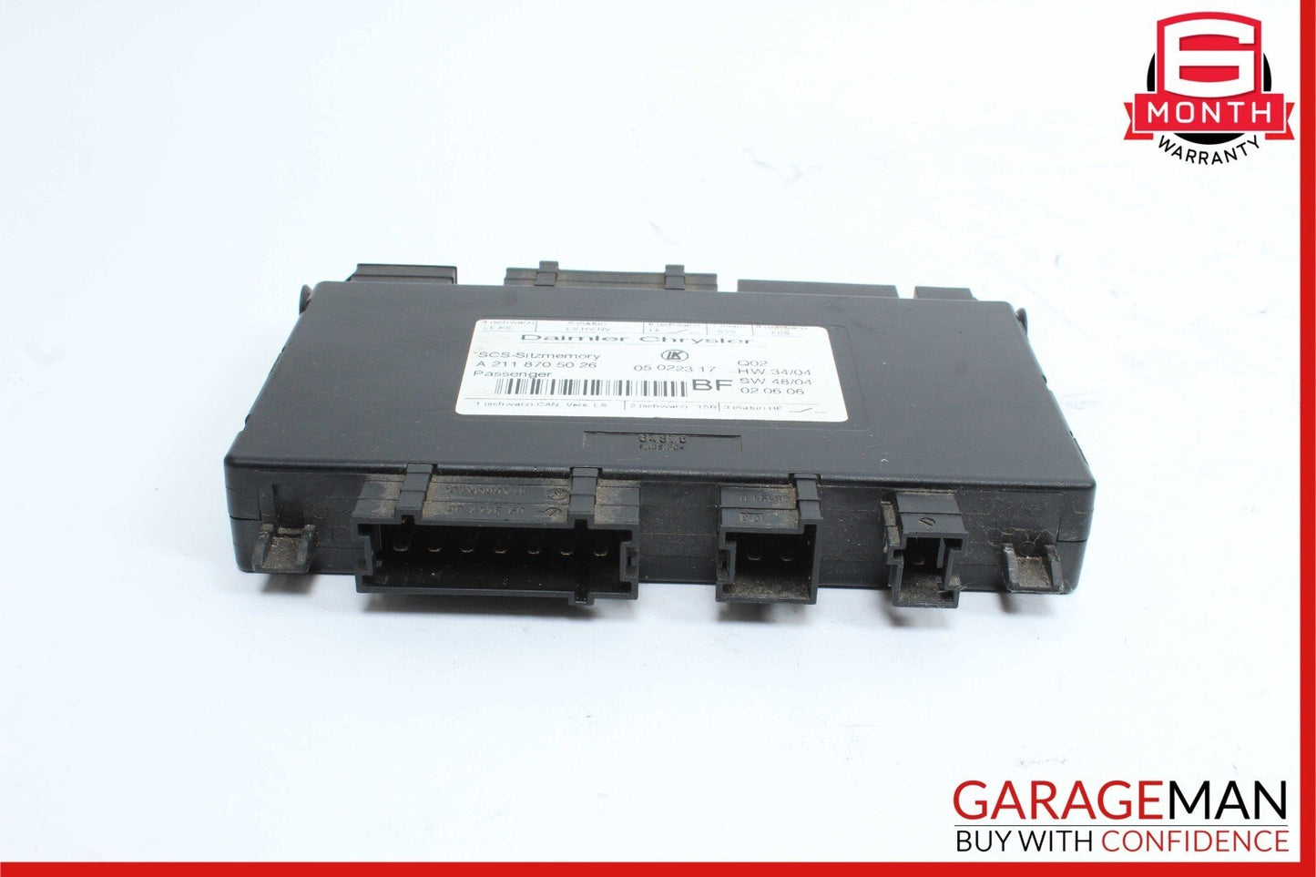 03-12 Mercedes E320 ML550 SLK280 GL450 Front Right Side Seat Controller Module