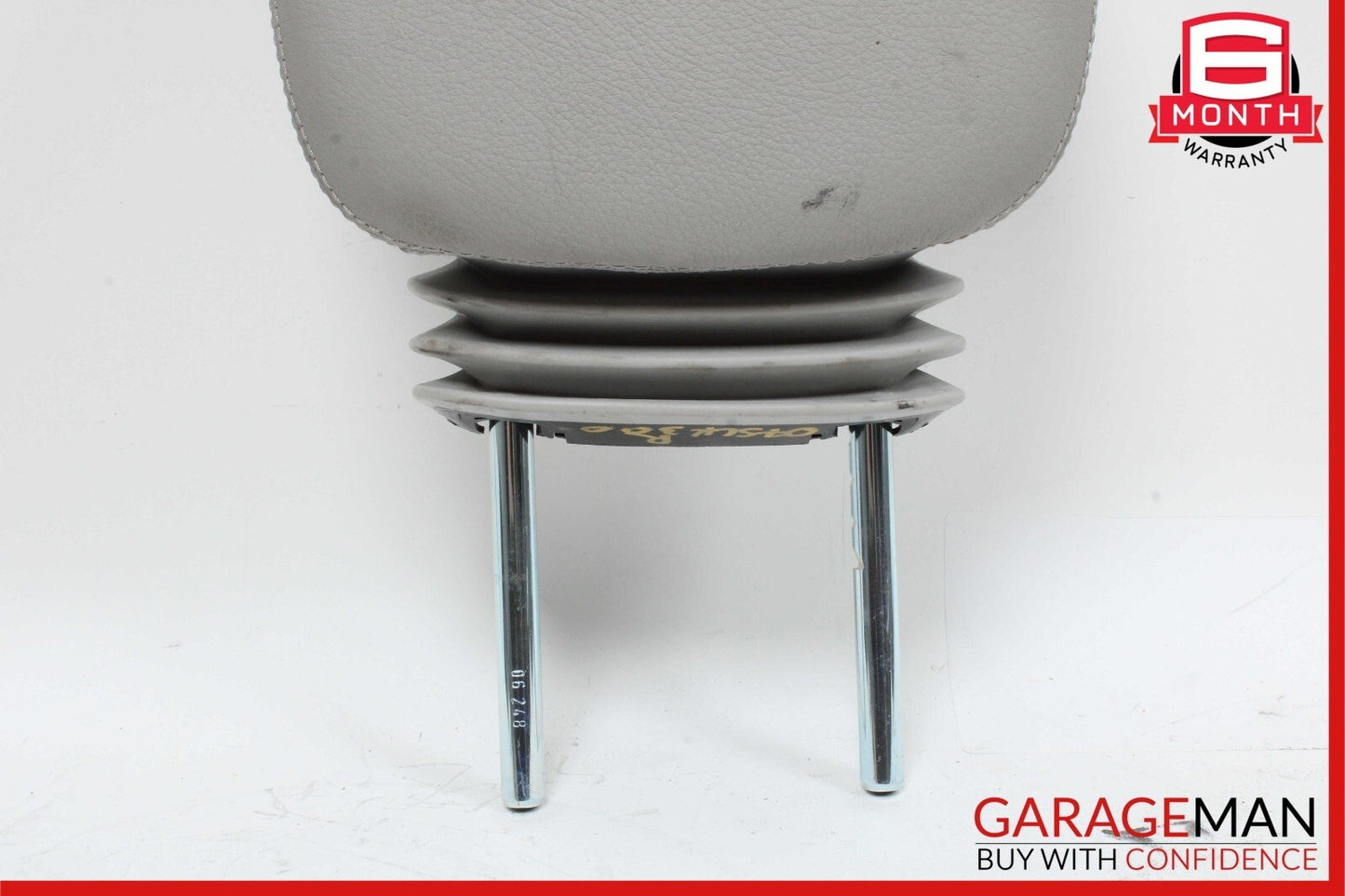 05-11 Mercedes R171 SLK300 Front Left / Right Side Seat Headrest Head Rest Gray