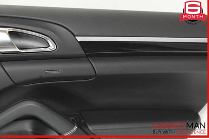 11-18 Porsche Cayenne 958 Rear Right Interior Door Panel Trim Cover OEM