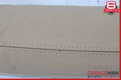 10-16 Porsche Panamera 970 Rear Right Side Seat Bolster Trim Module Assy Beige