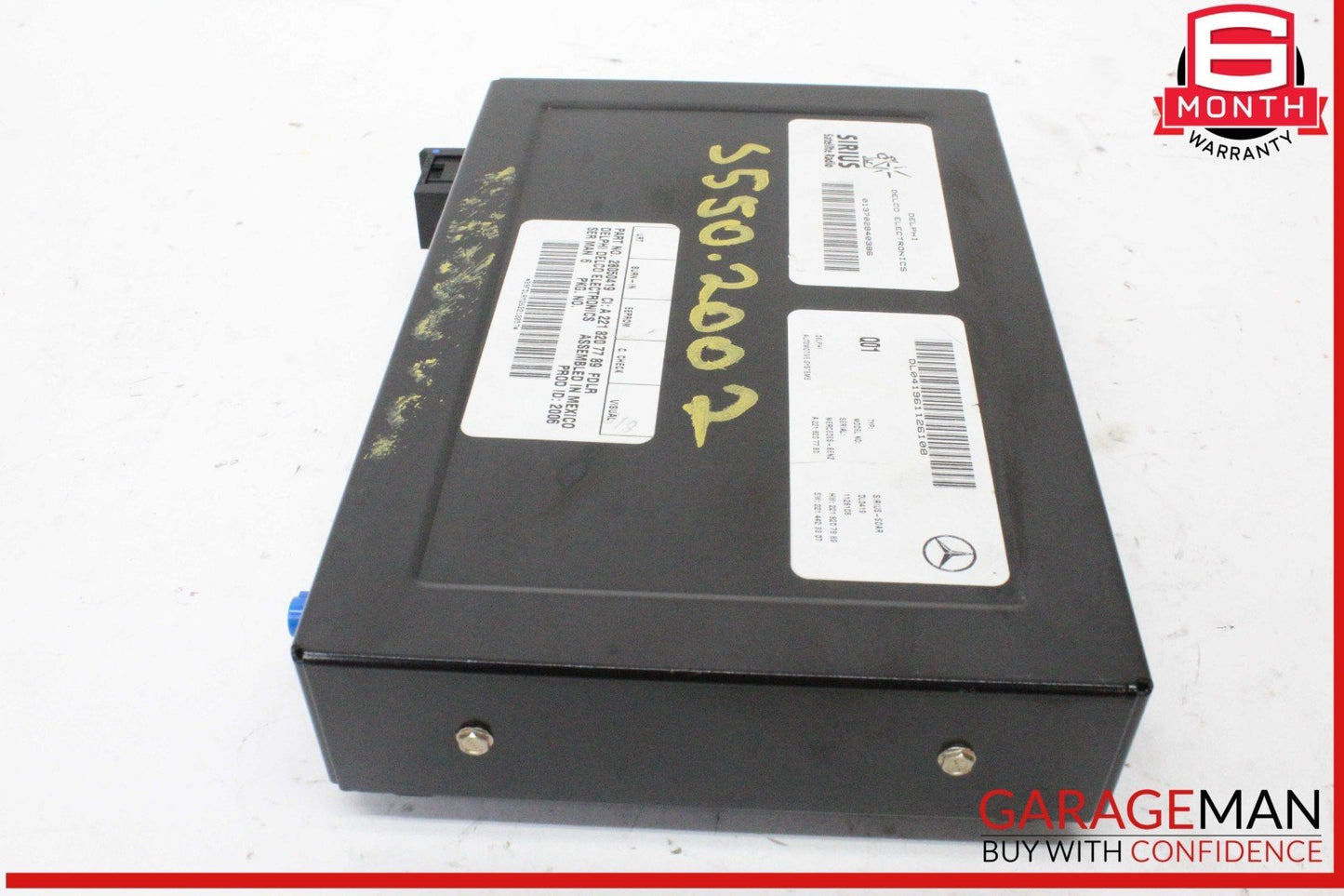 07-14 Mercedes W221 S550 SLK350 Sirius Satellite Radio Module Receiver OEM