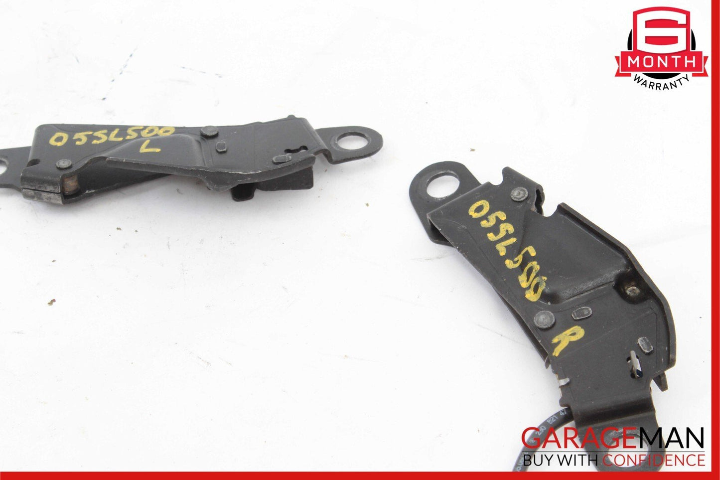 03-12 Mercedes R230 SL500 Convertible Left & Right Roof Lock Bracket Set OEM
