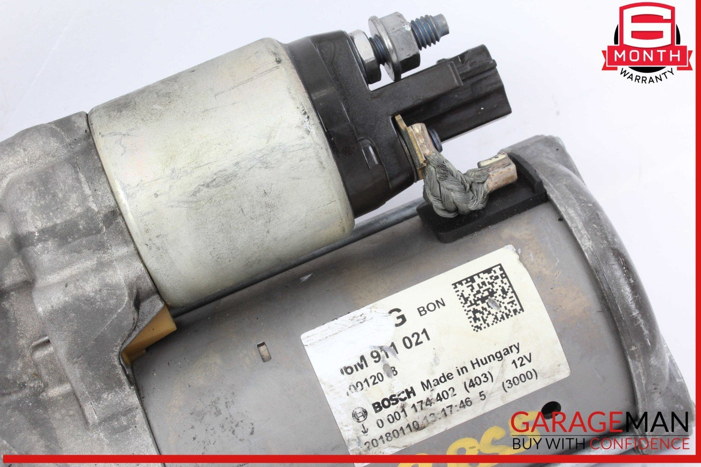 16-23 Audi RS5 A6 A7 3.0L Engine Starter Motor Bosch 0001174402 OEM
