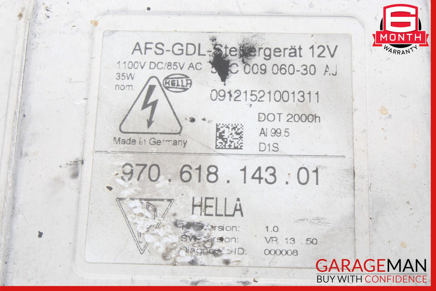 10-16 Porsche Panamera 970 Headlight Xenon Ballast Module OEM