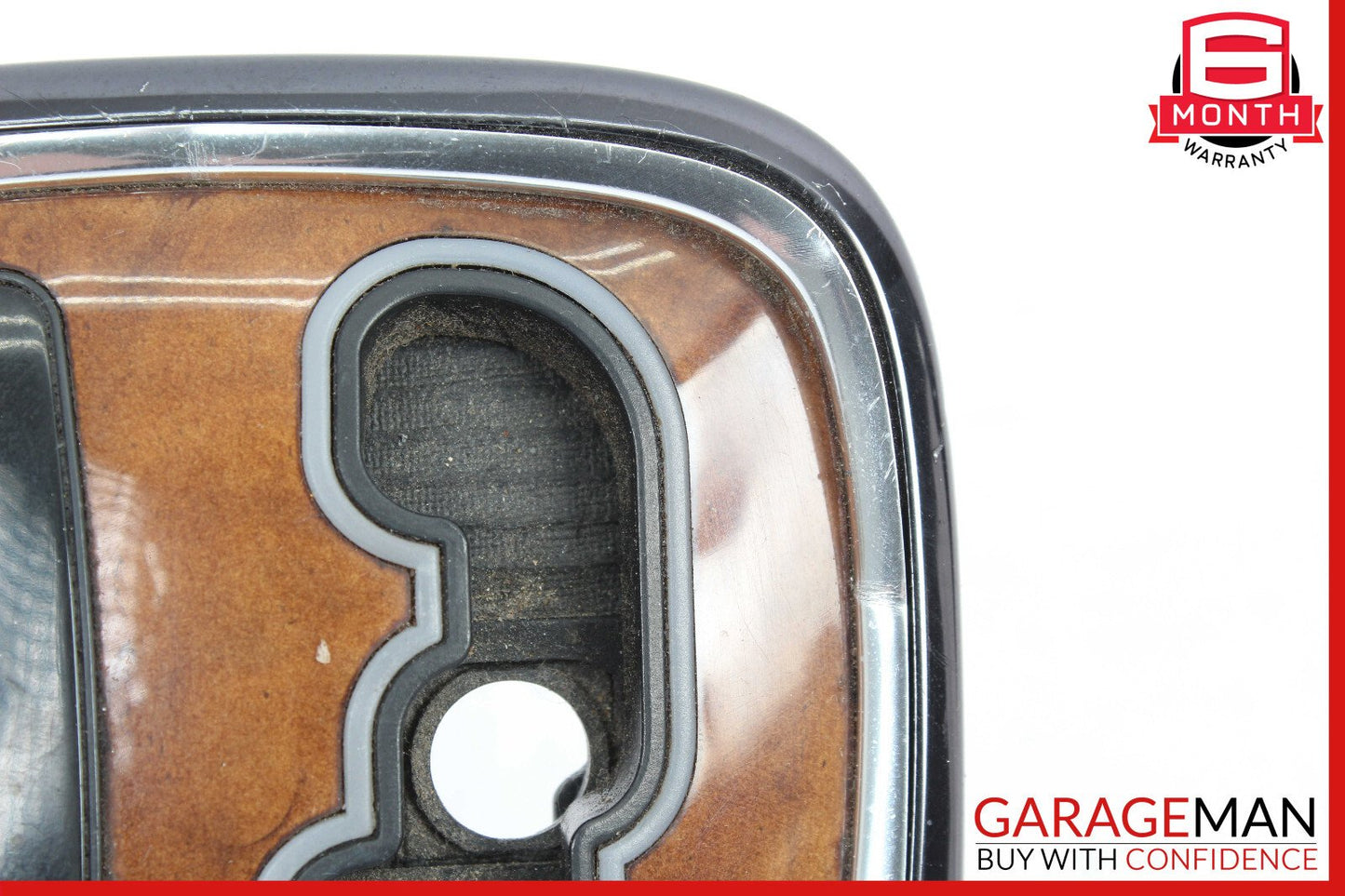 00-06 Mercedes W220 S430 S55 AMG Gear Shift Shifter Indicator Trim Bezel Wood