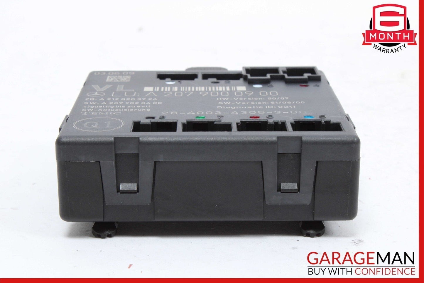 08-17 Mercedes C250 E550 E350 Front Left Side Door Control Module