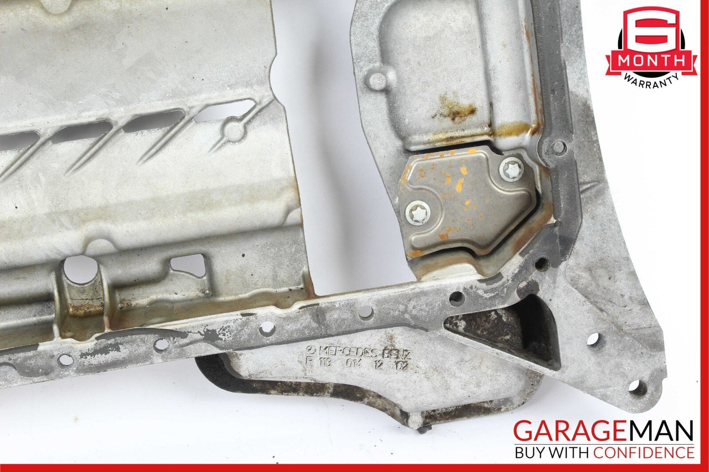 00-06 Mercedes W219 CLS500 CLK500 M113 Engine Upper Oil Pan 1130141202 OEM