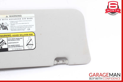 06-12 Mercedes GL450 ML450 Front Left Sun Visor Sunvisor Shade Assembly Grey