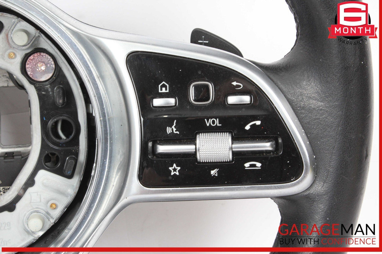 18-21 Mercedes W205 C300 E350 Steering Wheel w/ Shifter Paddles OEM