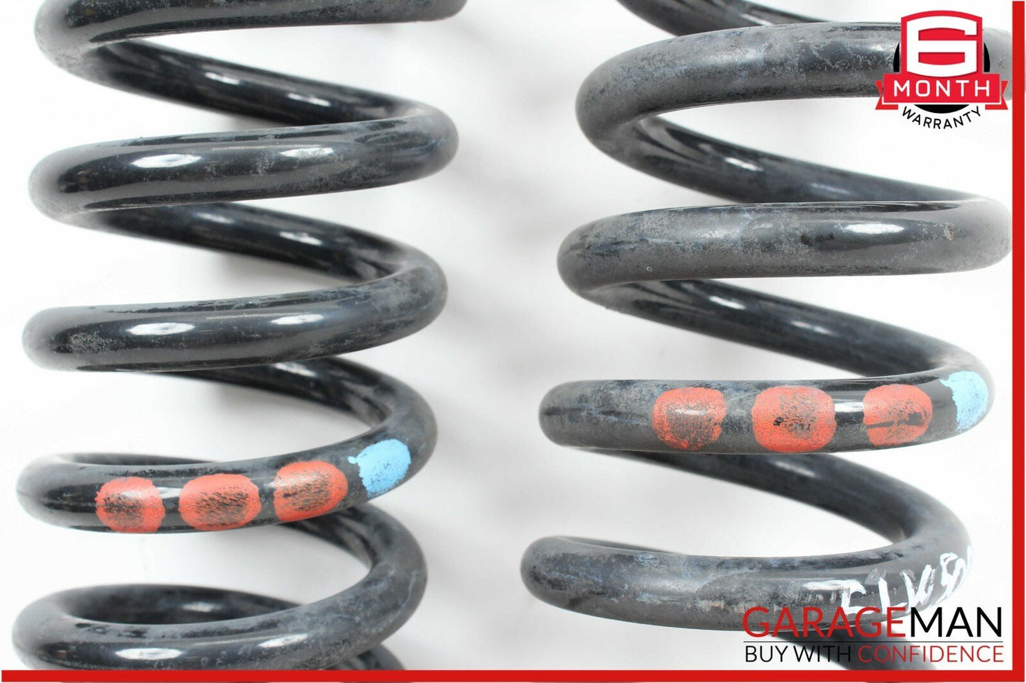 03-09 Mercedes W209 CLK500 Rear Left & Right Shock Absorber Coil Spring Set of 2