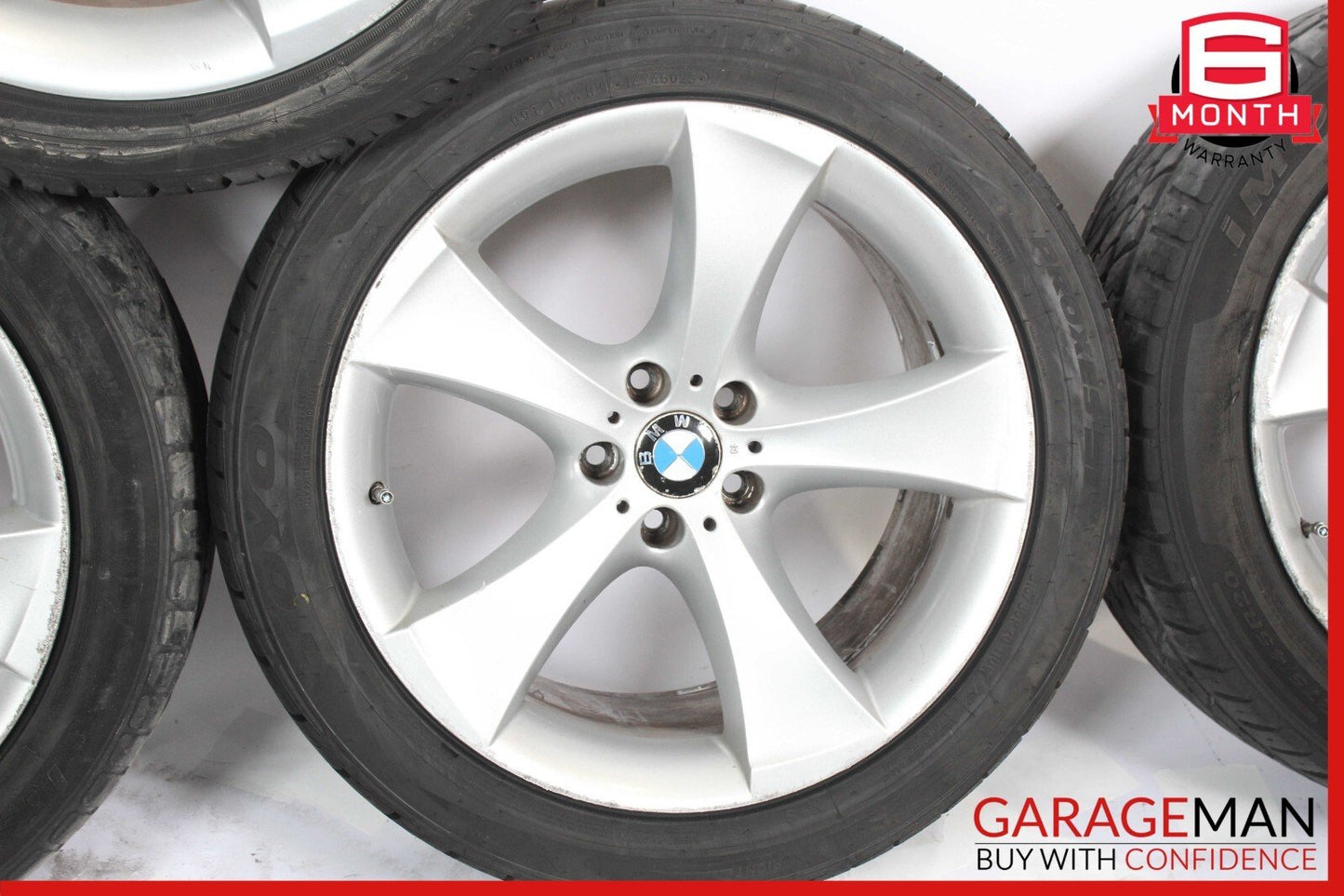 08-14 BMW X5 X6 Staggered 20" R20 10x11 Wheel Tire Rim Set of 4 Pc OEM