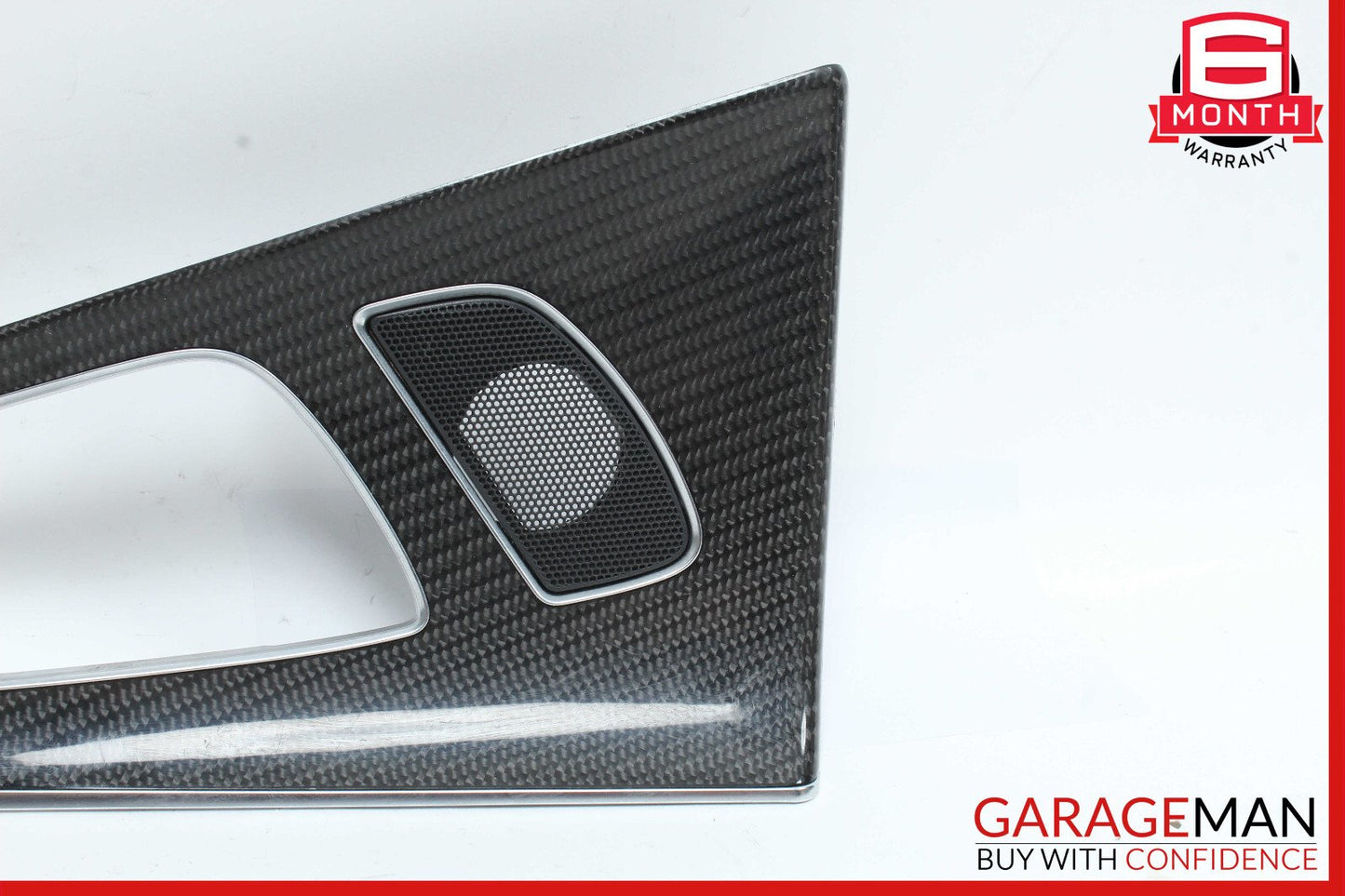 12-18 Audi A7 Rear Right Door Panel Trim Cover Carbon Fiber OEM