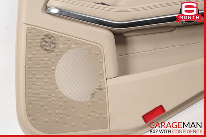 14-16 Mercedes W212 E350 E550 Rear Right Interior Door Panel Trim Cover Beige