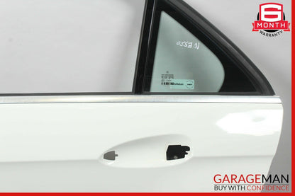 10-16 Mercedes W212 E500 Rear Left Driver Side Exterior Door Shell White OEM