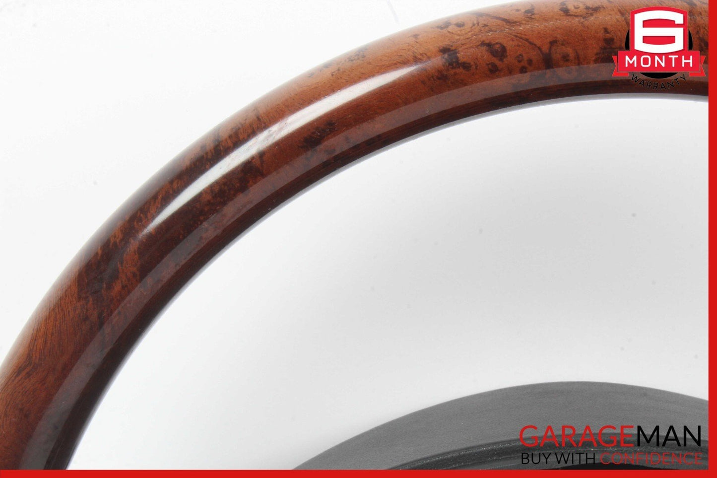 10-13 Mercedes W221 S550 S600 Steering Wheel w/ Paddle Shifters Wood Anthracite