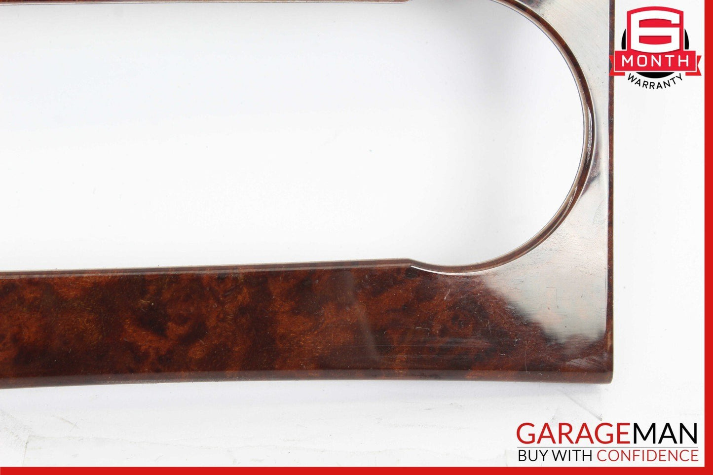 08-14 Mercedes W204 C300 A/C Climate Control Switch Trim Bezel Cover Wood OEM