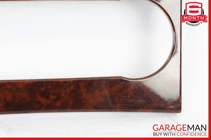 08-14 Mercedes W204 C300 A/C Climate Control Switch Trim Bezel Cover Wood OEM