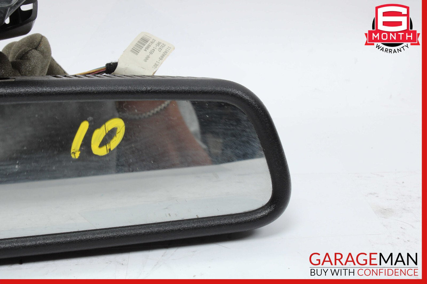 08-14 Mercedes W204 C300 C350 C63 AMG Interior Rear View Mirror Black OEM
