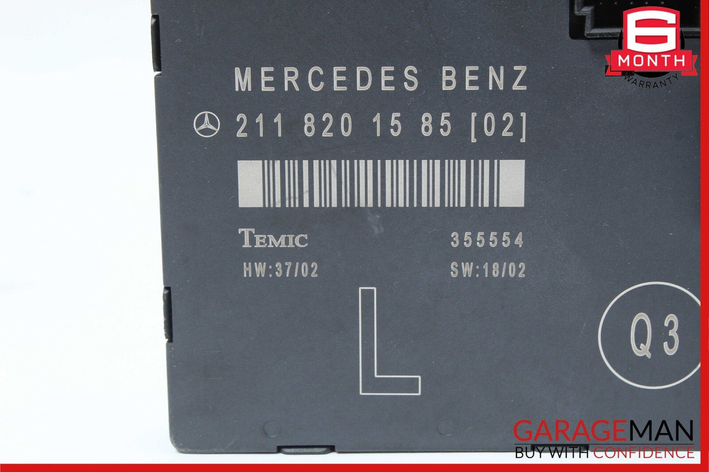 03-09 Mercedes W211 E500 E550 Front Left Driver Side Door Control Module OEM
