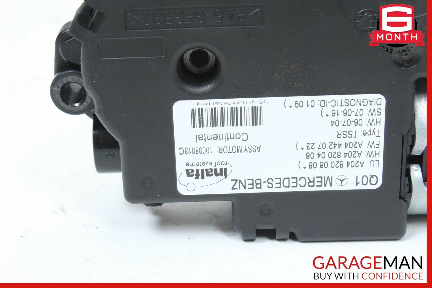08-15 Mercedes X204 GLK350 C350 Sunroof Sun Roof Motor 2048200808 OEM