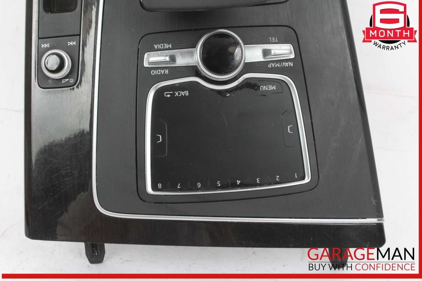 18-20 Audi Q5 Front Center Console Gear Shifter Selector Switch Trim OEM