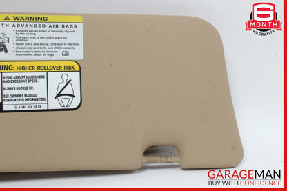 06-12 Mercedes X164 GL450 ML500 Sun Visor Sunvisor Left Driver Side Brown OEM
