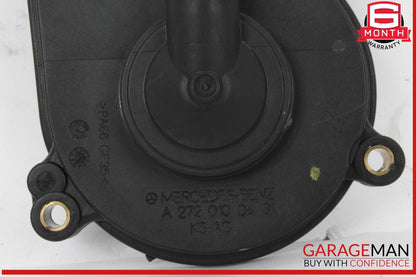 05-14 Mercedes W209 CLK350 ML350 Engine PCV Crankcase Vent Valve Oil Separator