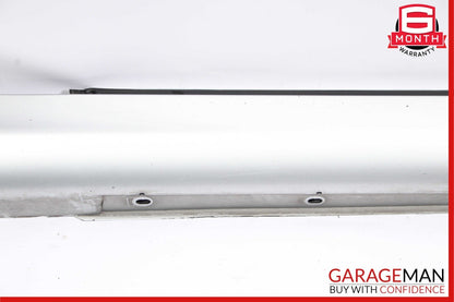 06-09 Mercedes W209 CLK350 CLK550 Base Right Rocker Molding Side Skirt Silver