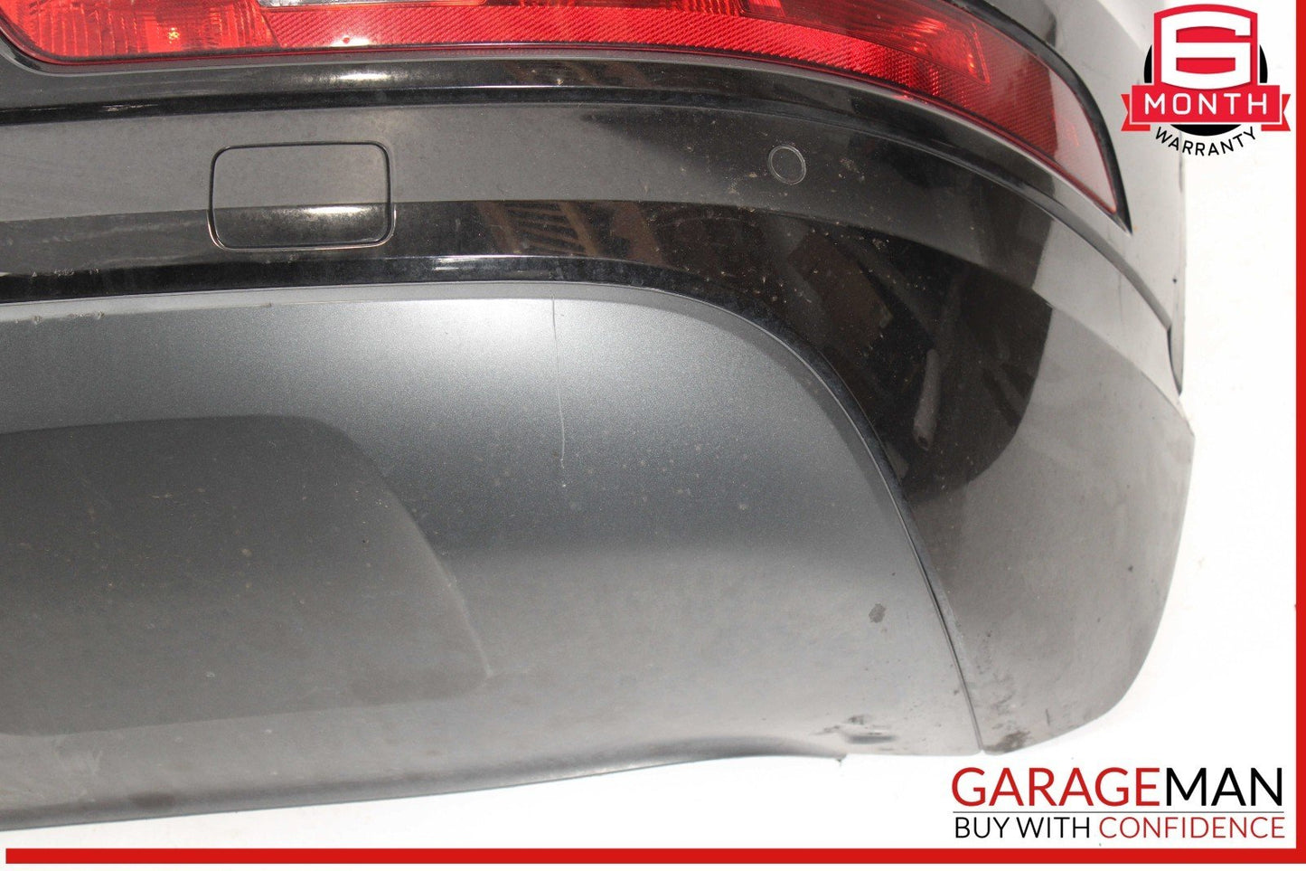 16-18 Audi Q3 Rear Bumper Cover w/ Parking PDC Sensors Black OEM