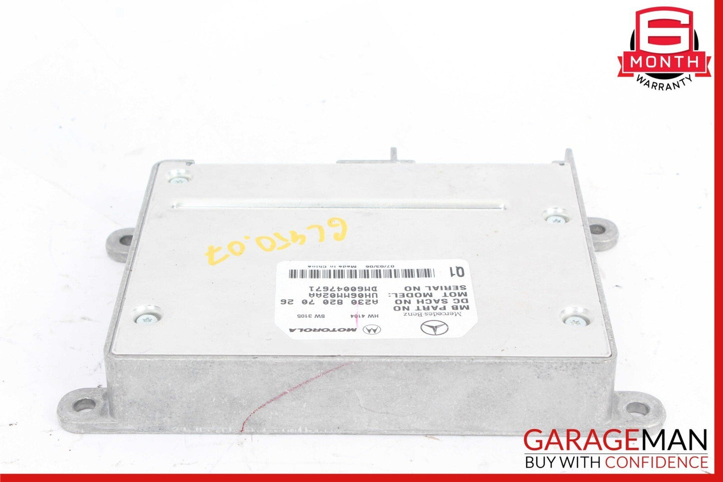 06-12 Mercedes X164 GL450 SL550 Communication Control Module 2198200926 OEM