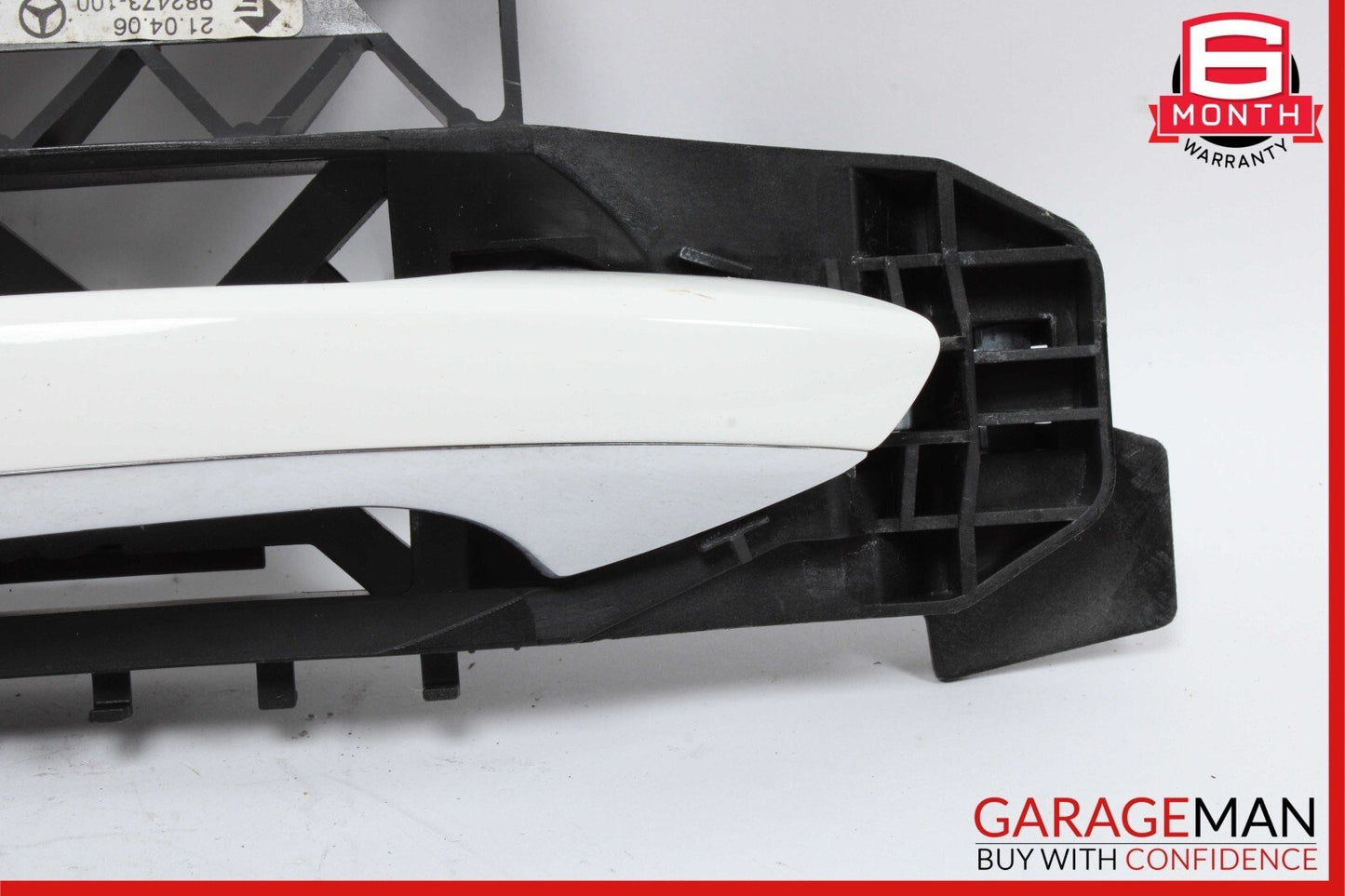 07-13 Mercedes W221 S550 S600 S63 AMG Rear Left Side Exterior Door Handle White