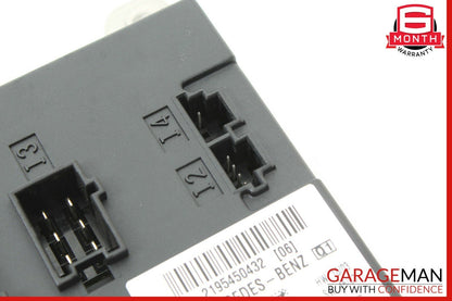03-11 Mercedes W219 CLS500 E350 E500 Body Control Module Unit BCM BCU 2195450432