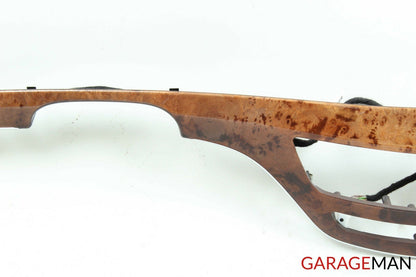 07-09 Mercedes W221 S550 Center Dashboard Dash Trim Bezel Cover Panel Wood OEM