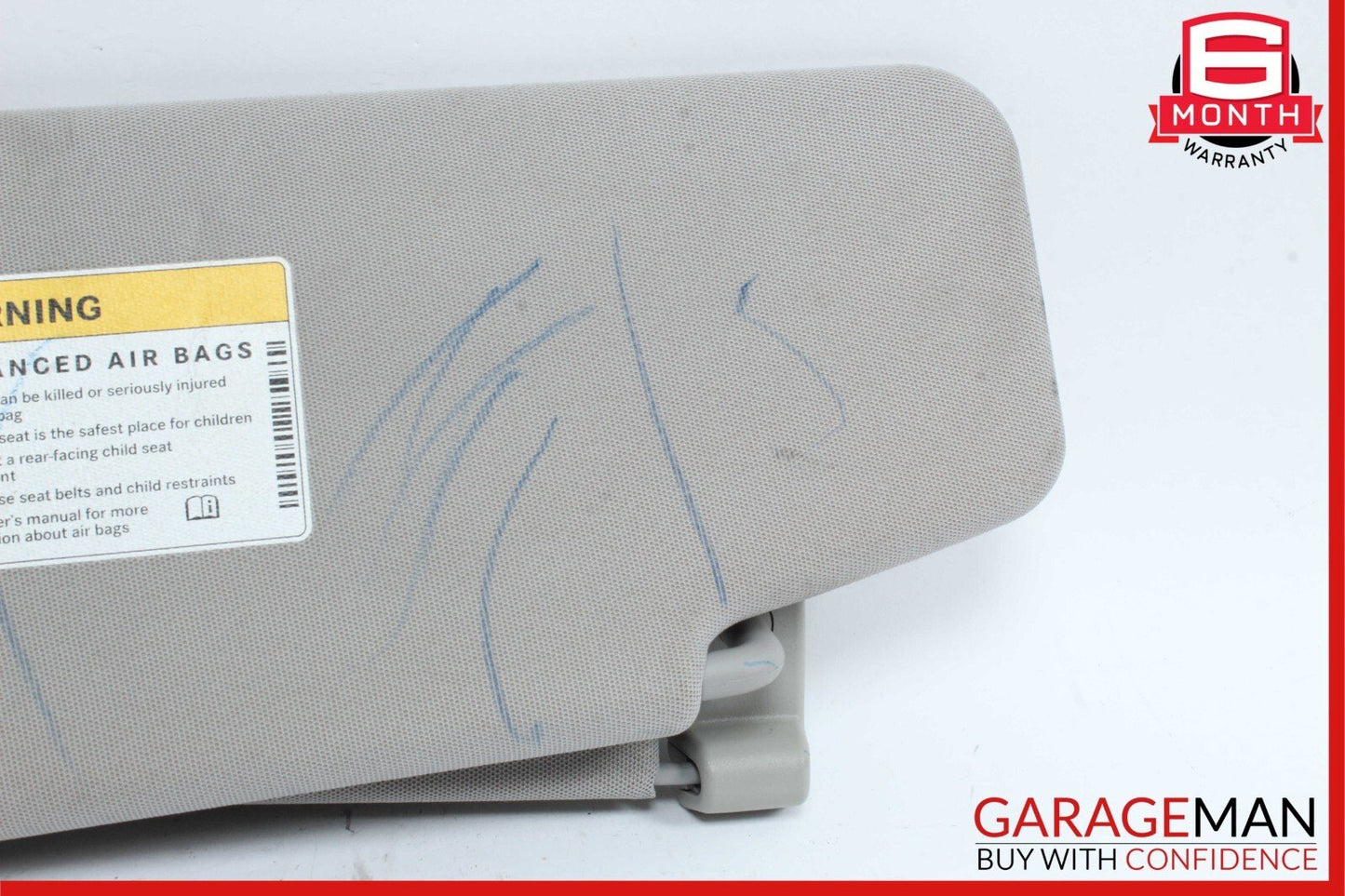 10-17 Mercedes W207 E350 C350 Front Right Side Sun Visor Shade Sunvisor Gray