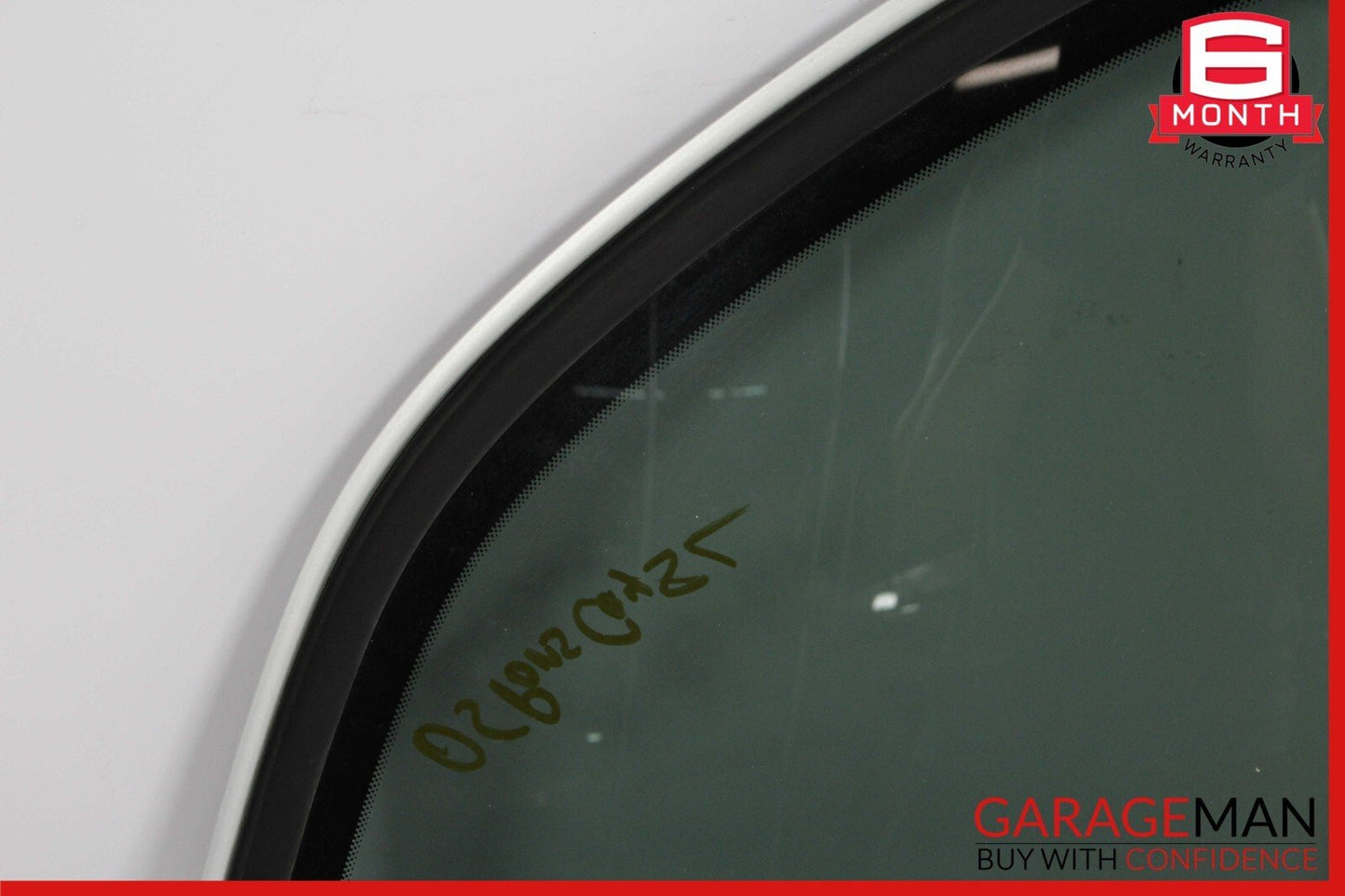 03-10 Porsche Cayenne 955 958 Rear Left Driver Door Quarter Window Glass Gray