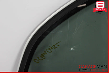 03-10 Porsche Cayenne 955 958 Rear Left Driver Door Quarter Window Glass Gray