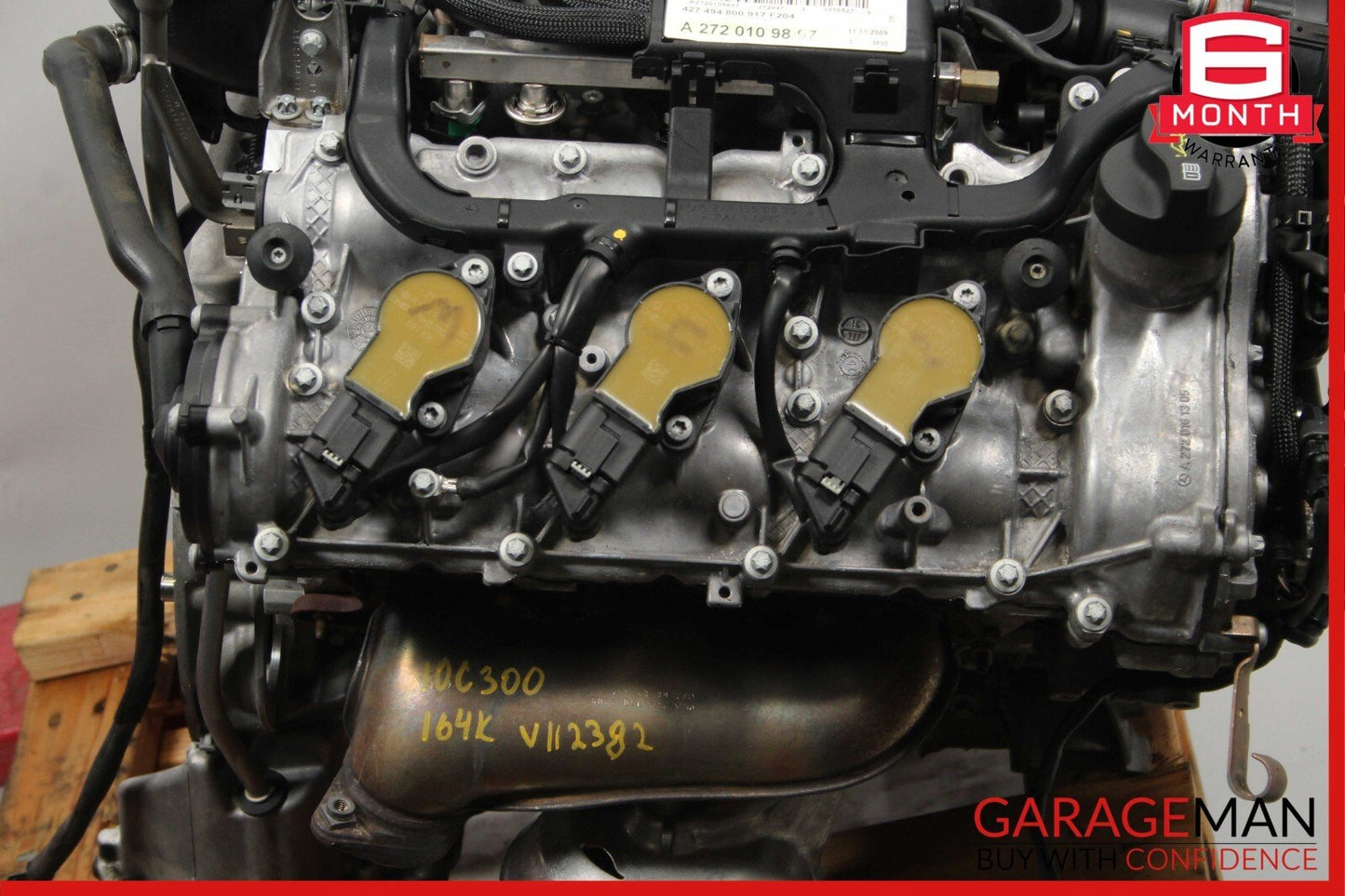 08-11 Mercedes W204 C300 3.0L V6 RWD Engine Motor Block Assembly OEM 164k
